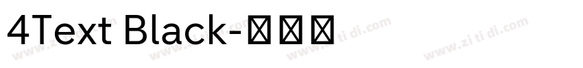 4Text Black字体转换